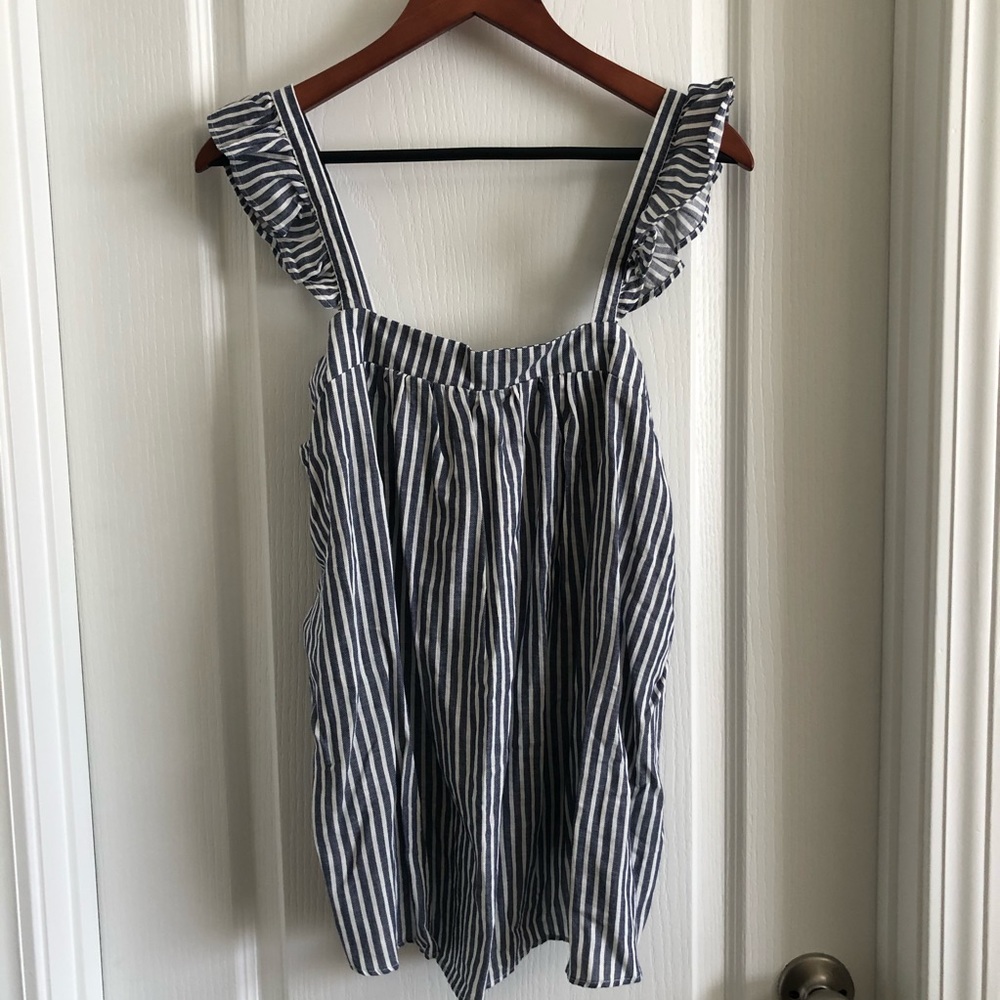 Old Navy Tank Top with Ruffle Straps L
